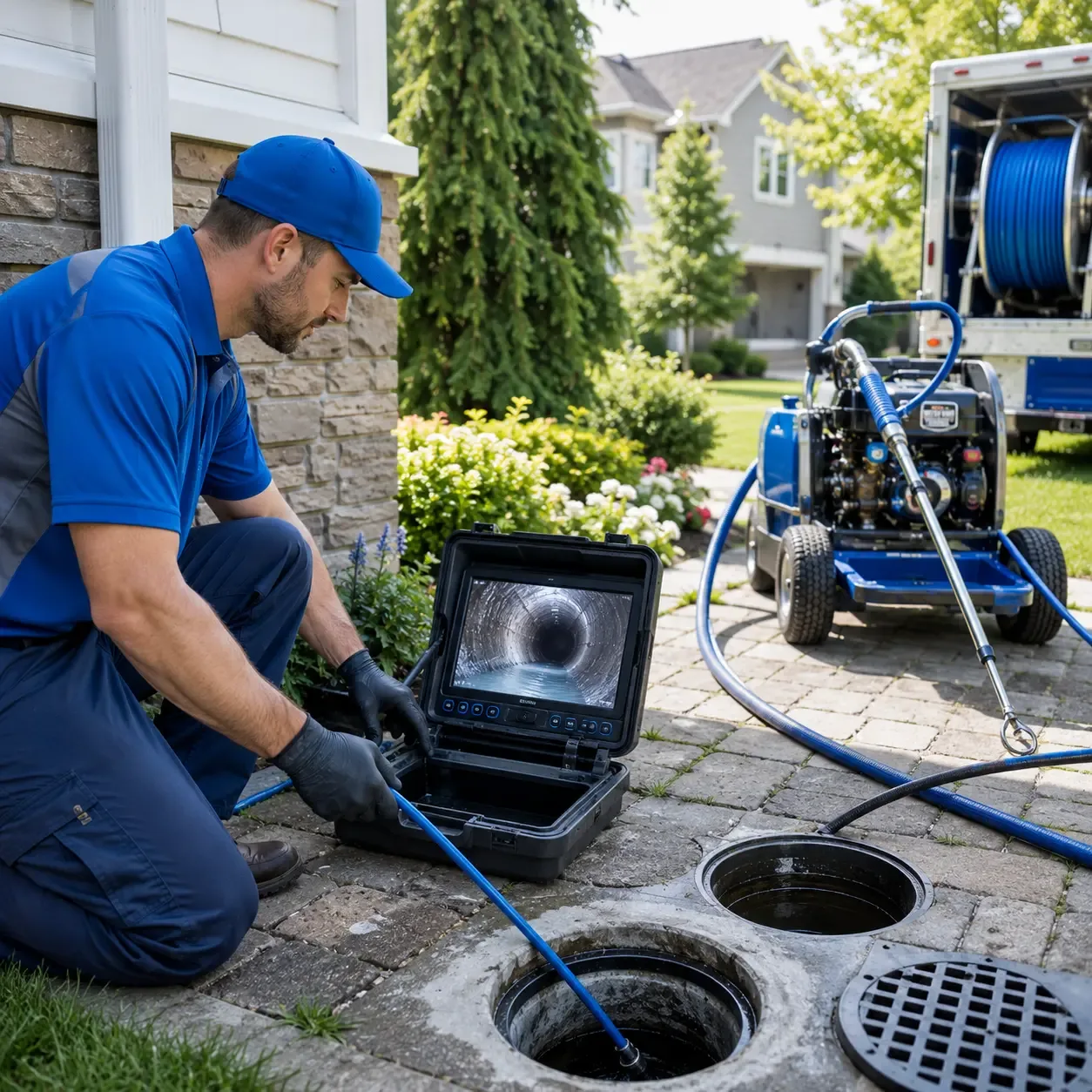 Outdoor drain cleaning professionals serving Exeter, NH